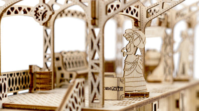WOODEN.CITY – Bahnhof | 3D Holzpuzzle - Lama Welt
