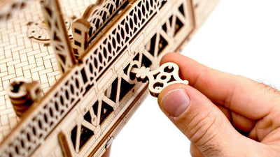 WOODEN.CITY – Bahnhof | 3D Holzpuzzle - Lama Welt