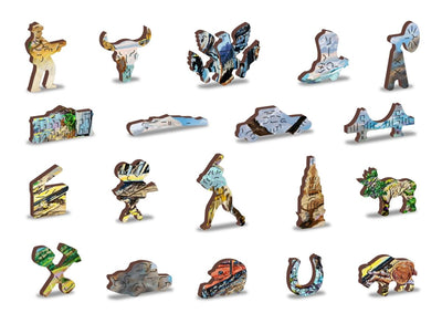 WOODEN.CITY – Bahnstrecke | 3D Holzpuzzle - Lama Welt