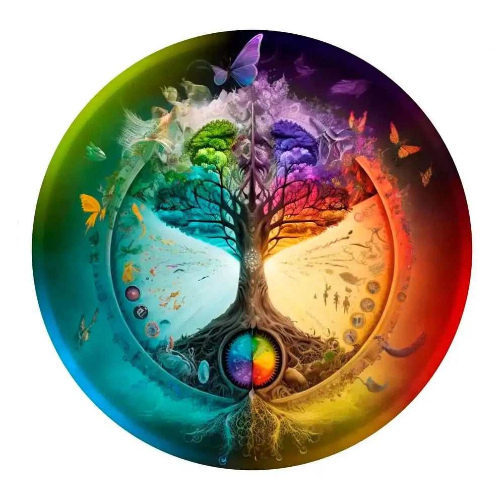 WOODEN.CITY – Baum Des Lebens | 3D Holzpuzzle - Lama Welt