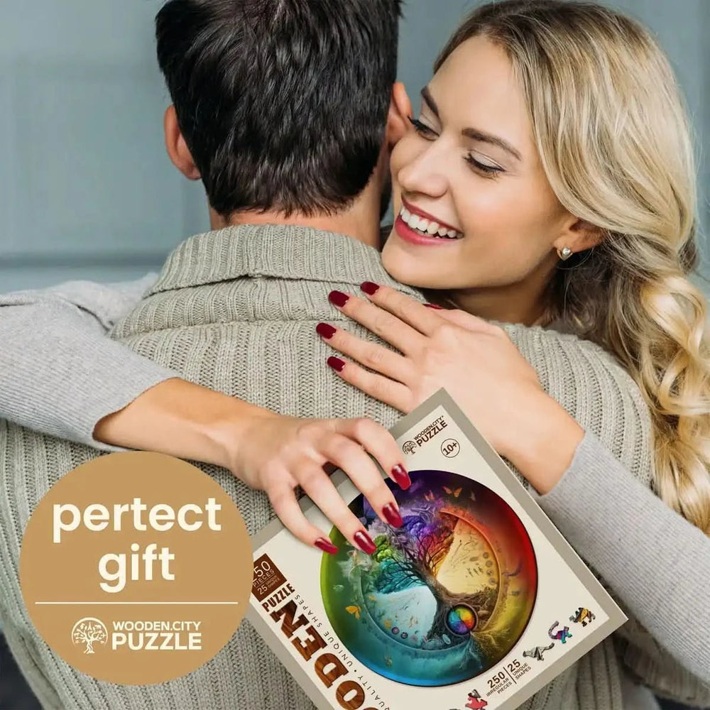 WOODEN.CITY – Baum Des Lebens | 3D Holzpuzzle - Lama Welt