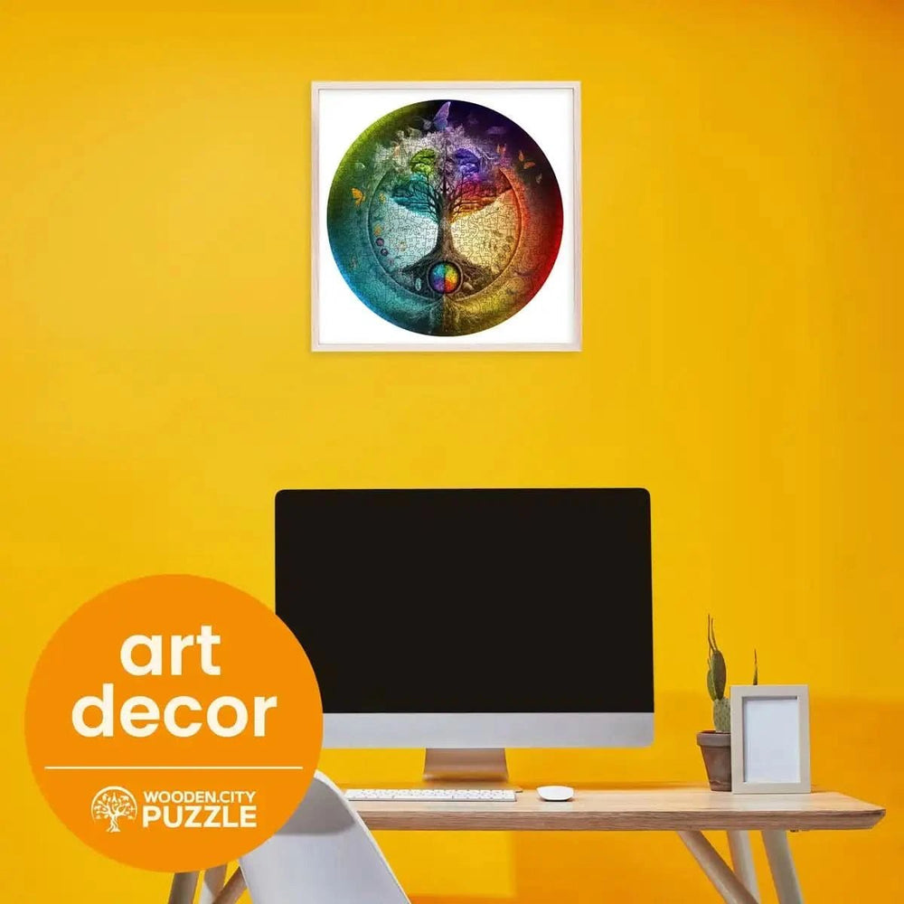 WOODEN.CITY – Baum Des Lebens | 3D Holzpuzzle - Lama Welt