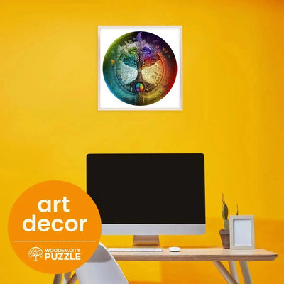 WOODEN.CITY – Baum Des Lebens | 3D Holzpuzzle - Lama Welt