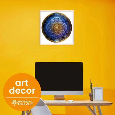 WOODEN.CITY – Blauer Tierkreis | 3D Holzpuzzle - Lama Welt