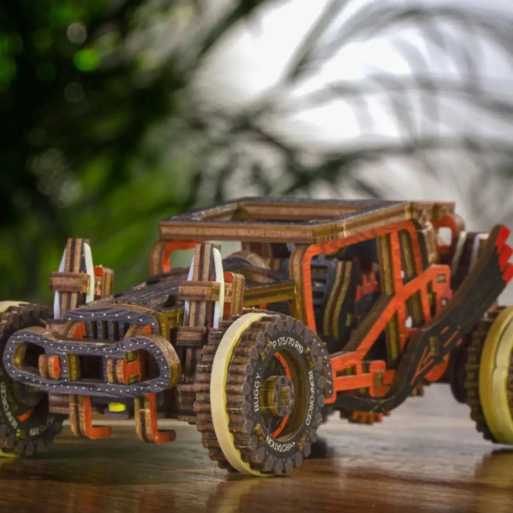 WOODEN.CITY – Buggy Le | 3D Holzpuzzle - Lama Welt