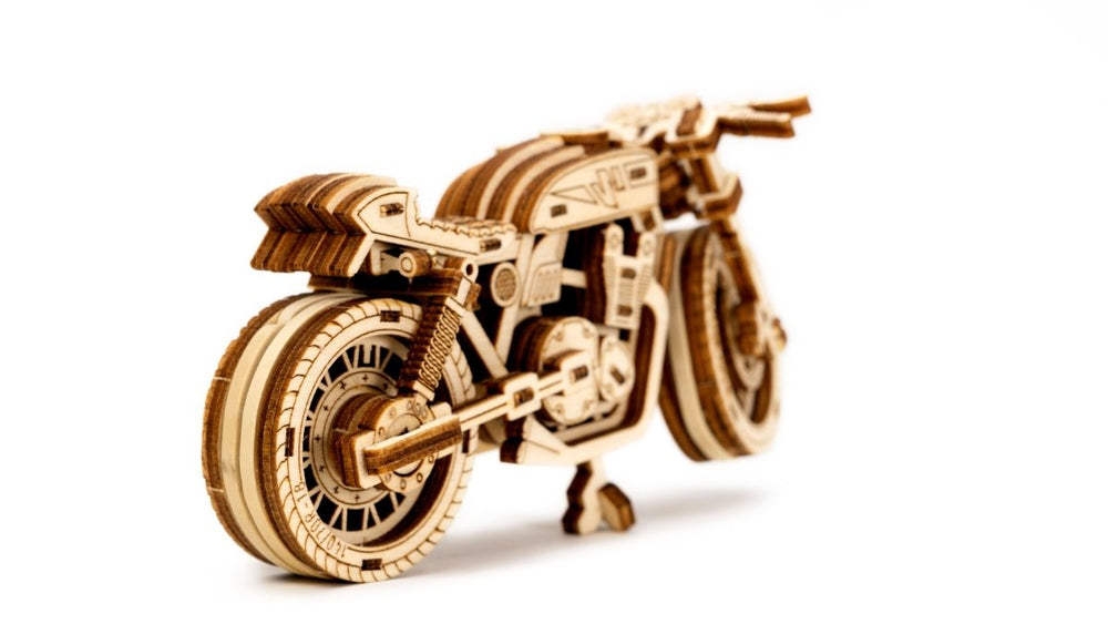 WOODEN.CITY – Café Racer | 3D Holzpuzzle - Lama Welt