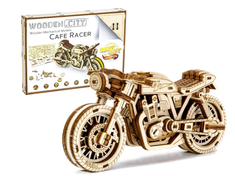 WOODEN.CITY – Café Racer | 3D Holzpuzzle - Lama Welt