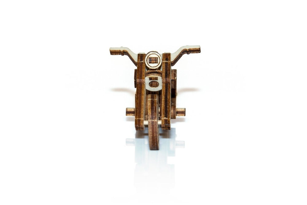 WOODEN.CITY – Chopper Widget | 3D Holzpuzzle - Lama Welt