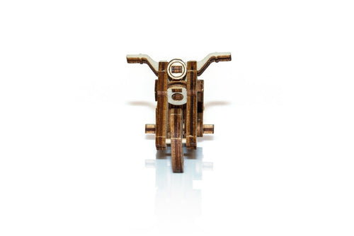 WOODEN.CITY – Chopper Widget | 3D Holzpuzzle - Lama Welt