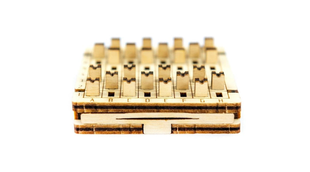 WOODEN.CITY – Dame - Spiel | 3D Holzpuzzle - Lama Welt