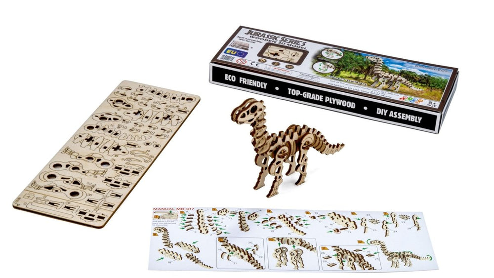 WOODEN.CITY – Diplodocus | 3D Holzpuzzle - Lama Welt