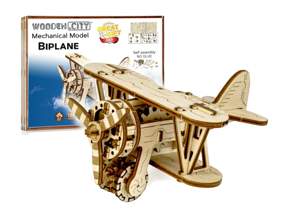 WOODEN.CITY – Doppeldecker | 3D Holzpuzzle - Lama Welt