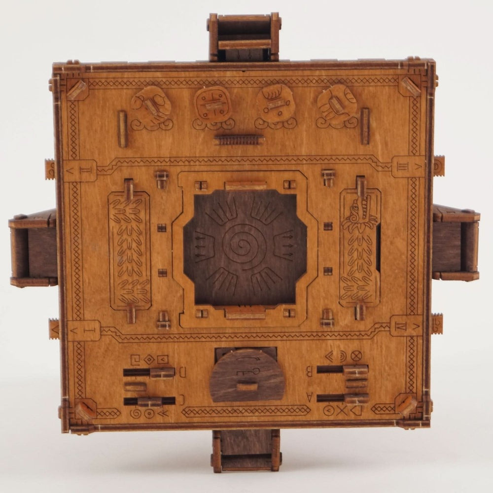 WOODEN.CITY – Escape Room Box Maya Pyramide | 3D Holzpuzzle - Lama Welt
