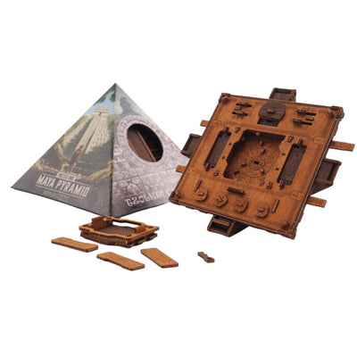 WOODEN.CITY – Escape Room Box Maya Pyramide | 3D Holzpuzzle - Lama Welt