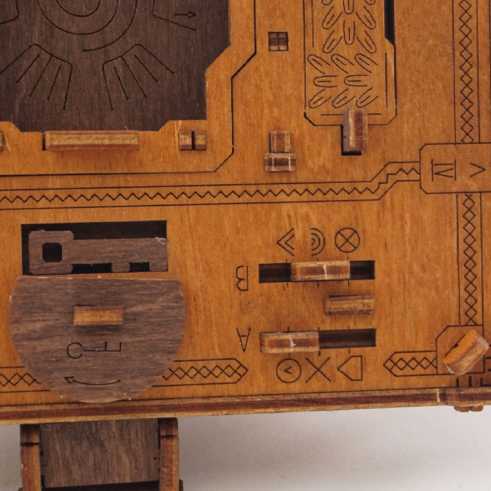 WOODEN.CITY – Escape Room Box Maya Pyramide | 3D Holzpuzzle - Lama Welt