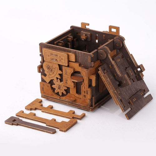 WOODEN.CITY – Escape Room Puzzle Box | 3D Holzpuzzle - Lama Welt