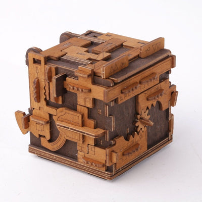 WOODEN.CITY – Escape Room Puzzle Box | 3D Holzpuzzle - Lama Welt