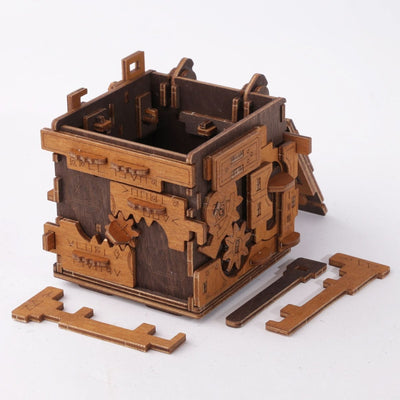WOODEN.CITY – Escape Room Puzzle Box | 3D Holzpuzzle - Lama Welt