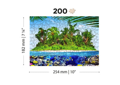 WOODEN.CITY – Exotische Schatzinsel | 3D Holzpuzzle - Lama Welt