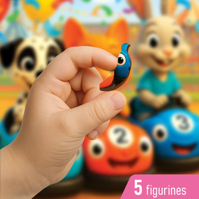 WOODEN.CITY – Fröhliche Kart - Rallye | 3D Holzpuzzle - Lama Welt