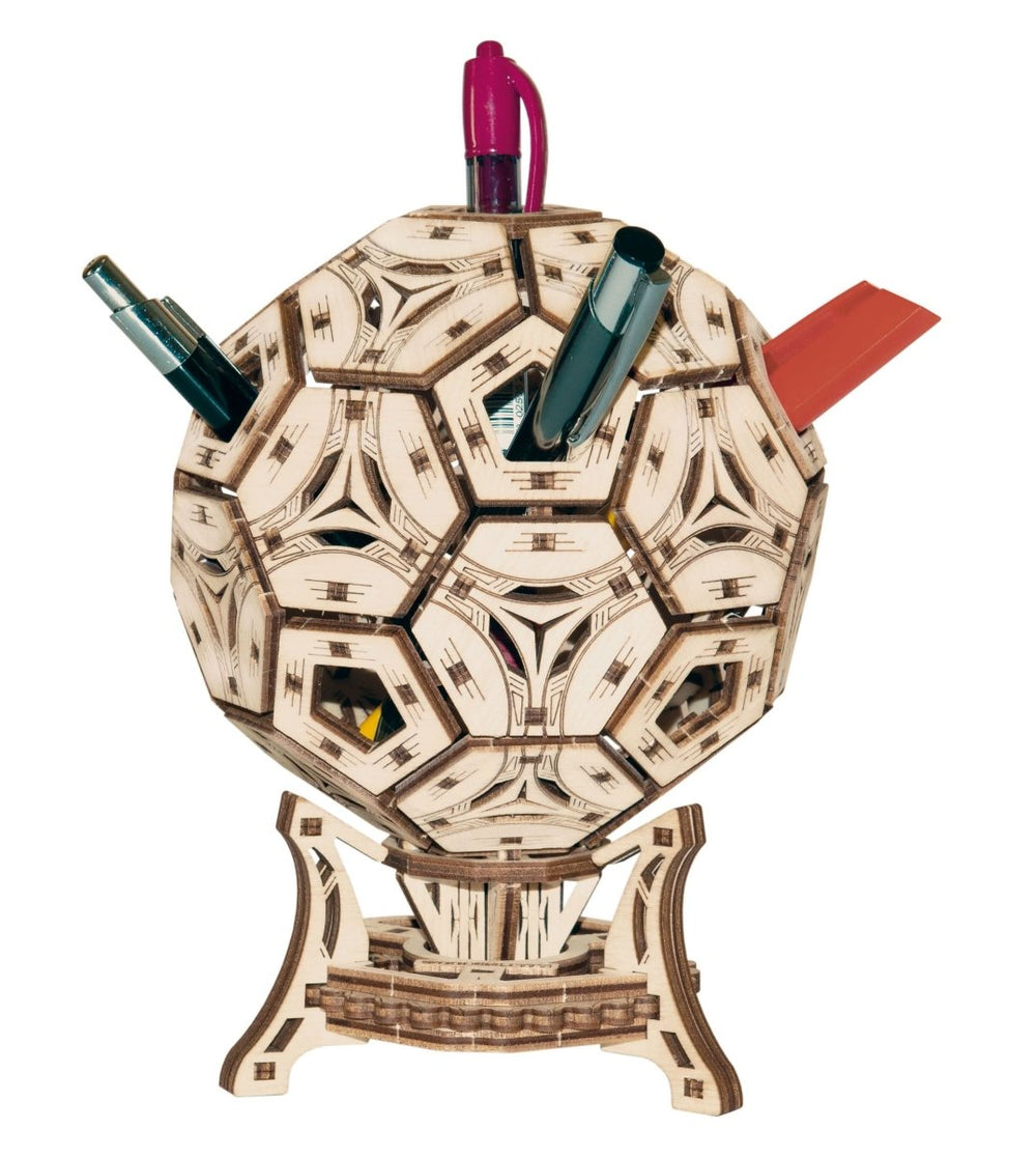 WOODEN.CITY – Fußball - Weltcup Multifunktional - Organizer | 3D Holzpuzzle - Lama Welt