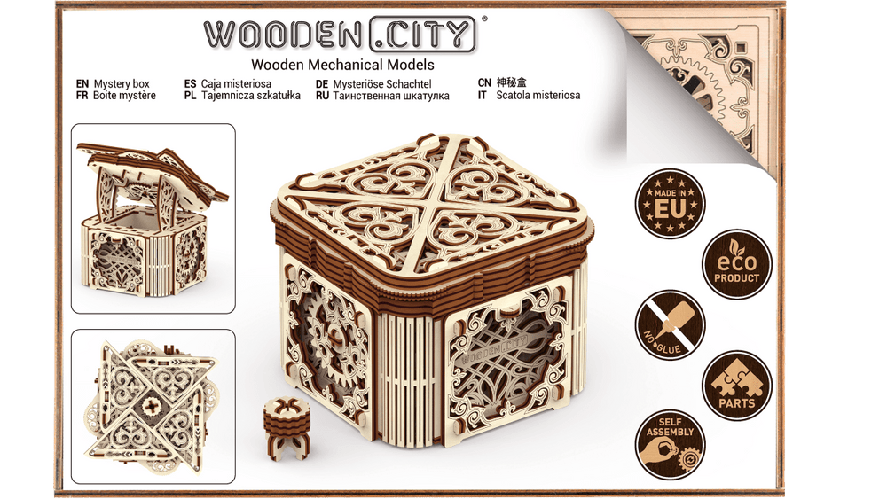 WOODEN.CITY – Geheimbox | 3D Holzpuzzle - Lama Welt