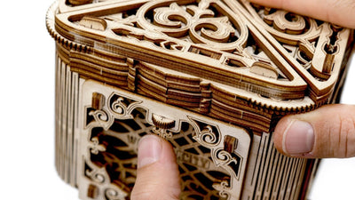 WOODEN.CITY – Geheimbox | 3D Holzpuzzle - Lama Welt