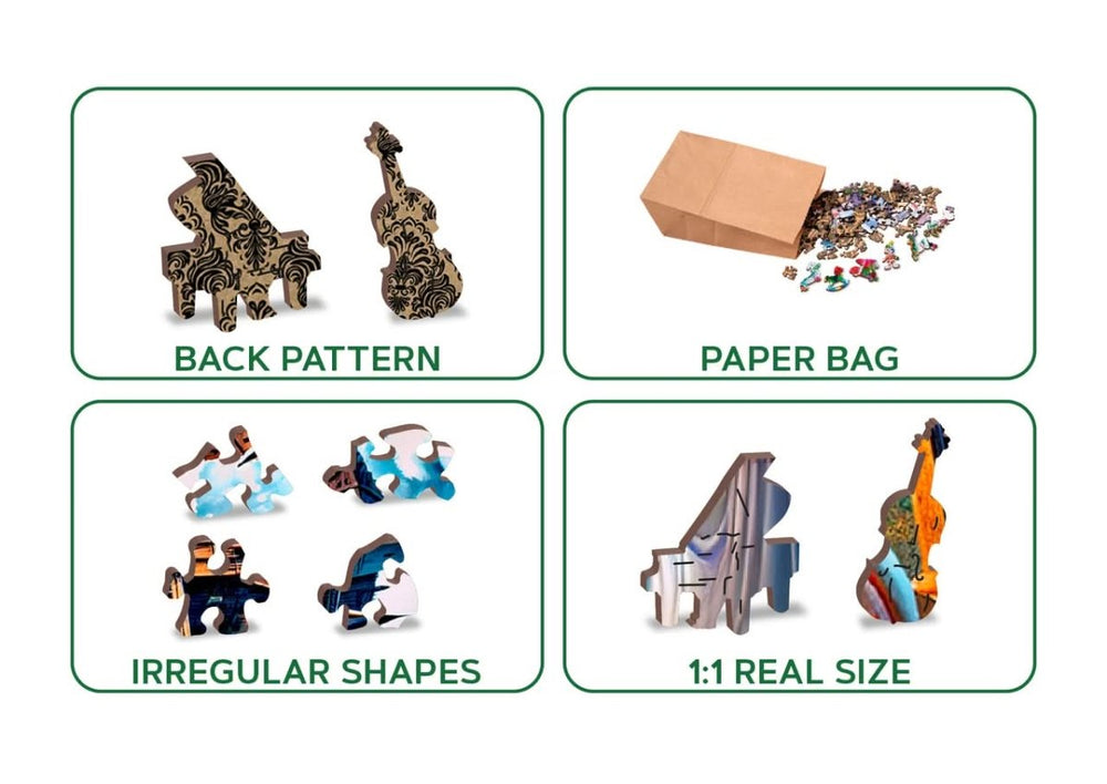 WOODEN.CITY – Gespenstische Kürbisnacht | 3D Holzpuzzle - Lama Welt