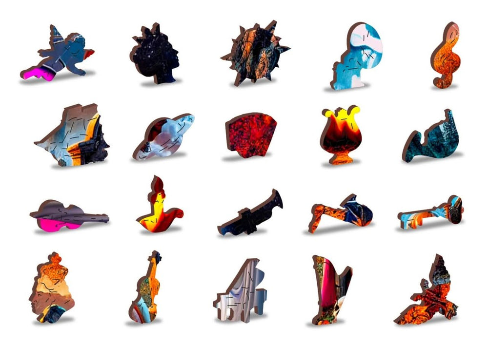 WOODEN.CITY – Gespenstische Kürbisnacht | 3D Holzpuzzle - Lama Welt