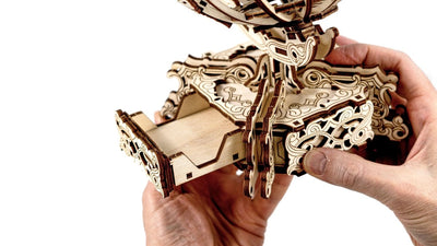 WOODEN.CITY – Globus | 3D Holzpuzzle - Lama Welt