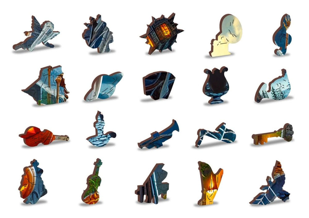 WOODEN.CITY – Halloweenschloss | 3D Holzpuzzle - Lama Welt