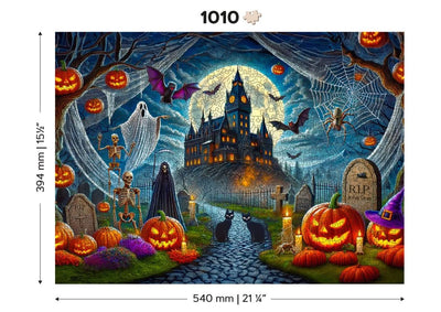 WOODEN.CITY – Halloweenschloss | 3D Holzpuzzle - Lama Welt