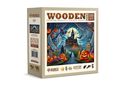 WOODEN.CITY – Halloweenschloss | 3D Holzpuzzle - Lama Welt