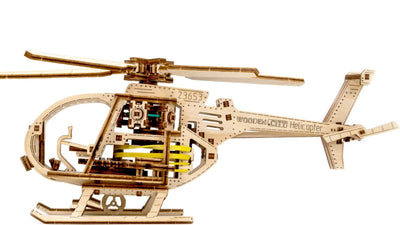 WOODEN.CITY – Helikopter | 3D Holzpuzzle - Lama Welt
