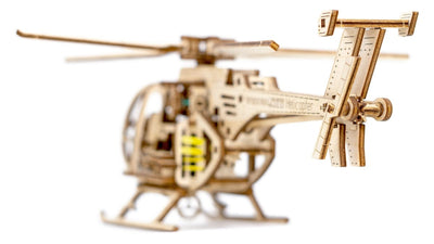 WOODEN.CITY – Helikopter | 3D Holzpuzzle - Lama Welt