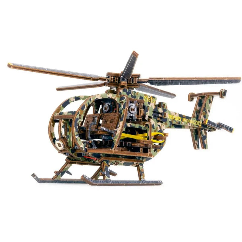 WOODEN.CITY – Helikopter Le | 3D Holzpuzzle - Lama Welt