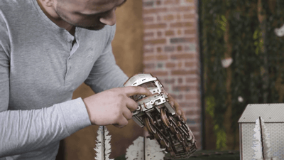 WOODEN.CITY – Holzexpress Mit Gleisen | 3D Holzpuzzle - Lama Welt