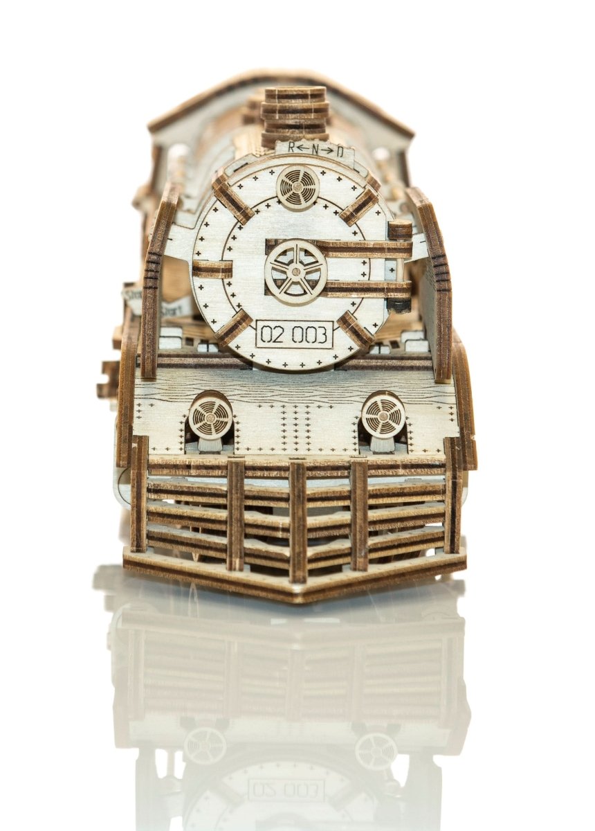 WOODEN.CITY – Holzexpress Mit Gleisen | 3D Holzpuzzle - Lama Welt