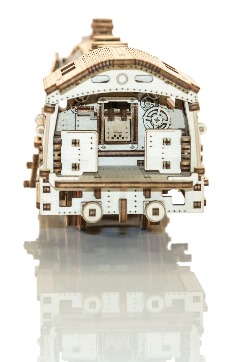 WOODEN.CITY – Holzexpress Mit Gleisen | 3D Holzpuzzle - Lama Welt