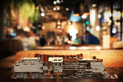 WOODEN.CITY – Holzexpress Mit Tender Und Gleisen | 3D Holzpuzzle - Lama Welt