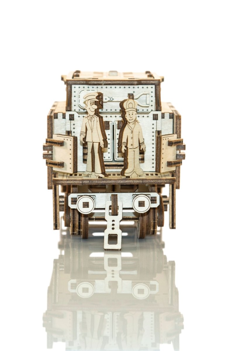 WOODEN.CITY – Holzexpress Mit Tender Und Gleisen | 3D Holzpuzzle - Lama Welt