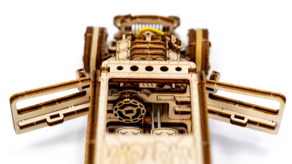WOODEN.CITY – Hot Rod | 3D Holzpuzzle - Lama Welt