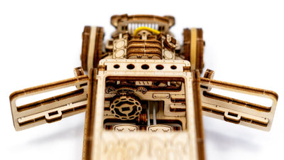 WOODEN.CITY – Hot Rod | 3D Holzpuzzle - Lama Welt