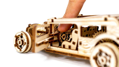 WOODEN.CITY – Hot Rod | 3D Holzpuzzle - Lama Welt