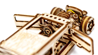WOODEN.CITY – Hot Rod | 3D Holzpuzzle - Lama Welt