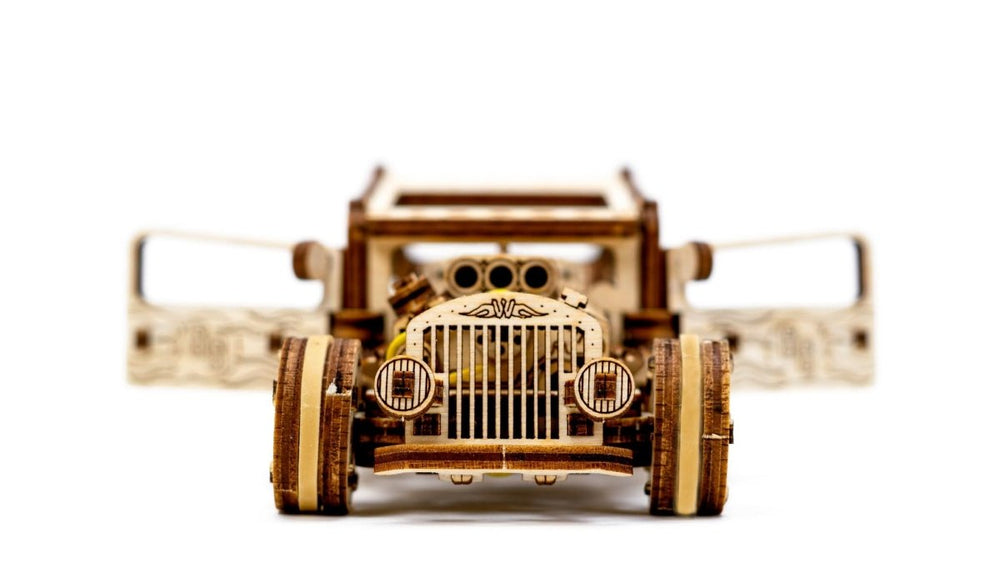 WOODEN.CITY – Hot Rod | 3D Holzpuzzle - Lama Welt