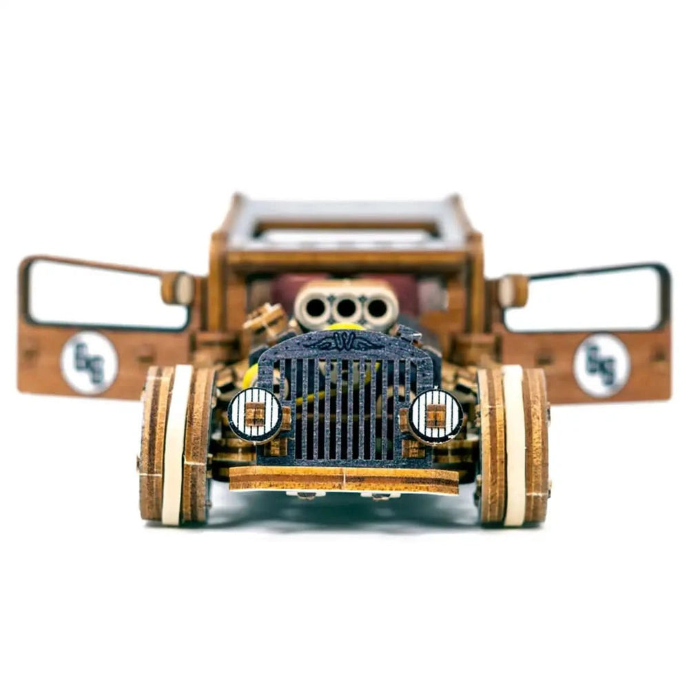 WOODEN.CITY – Hot Rod Le | 3D Holzpuzzle - Lama Welt