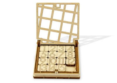 WOODEN.CITY – Iq - Rätsel (Fünfzehn) | 3D Holzpuzzle - Lama Welt