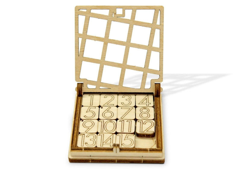 WOODEN.CITY – Iq - Rätsel (Fünfzehn) | 3D Holzpuzzle - Lama Welt