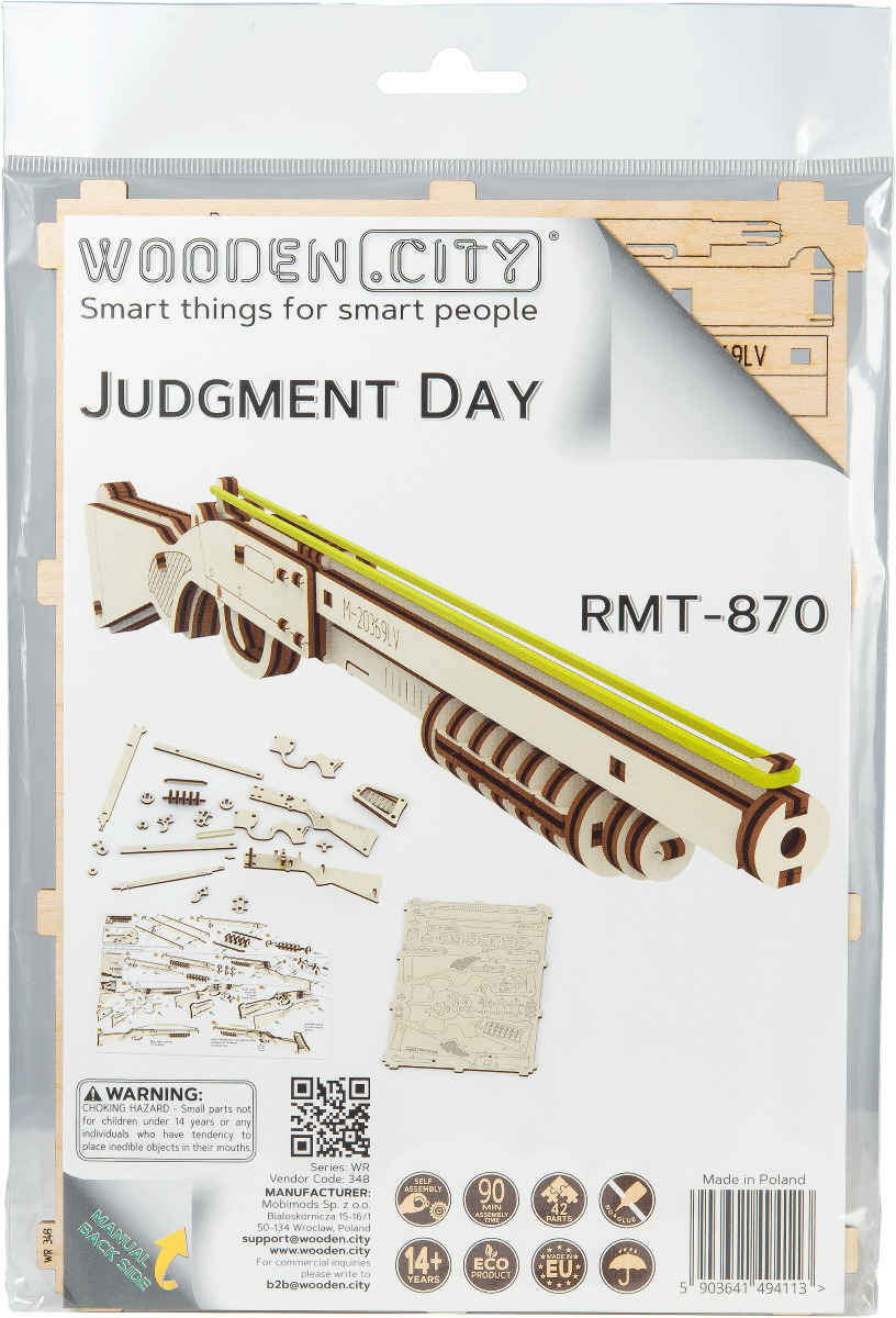 WOODEN.CITY – Judgment Day Rmt - 870 | 3D Holzpuzzle - Lama Welt